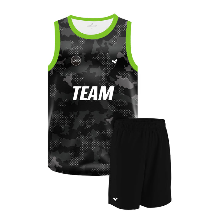 Youth Basketball Uniform set, Jersey and Plain Shorts MOQ 6 Pcs - Just Adore