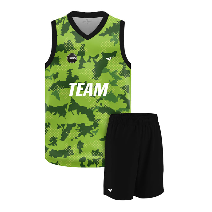 Youth Basketball Uniform set, Jersey and Plain Shorts MOQ 6 Pcs - Just Adore