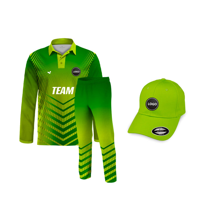 Custom Cricket team Uniform - Full Sublimation Printed, MOQ - 11 Sets - Just Adore