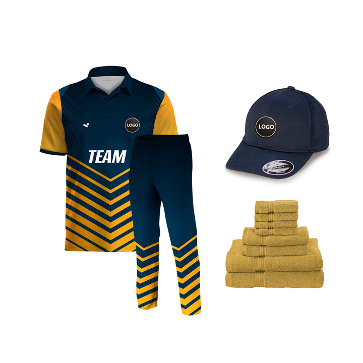 Custom Cricket team Uniform - Full Sublimation Printed, MOQ - 11 Sets - Just Adore