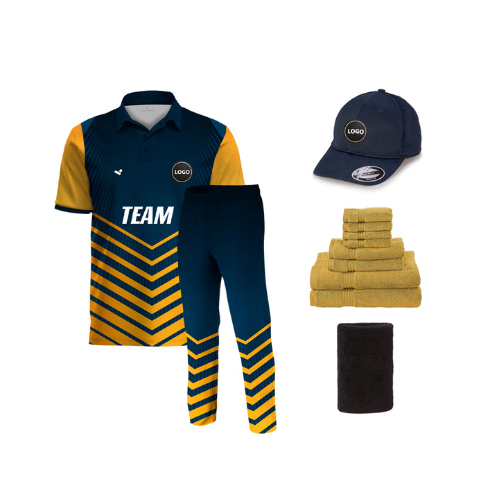 Custom Cricket team Uniform - Full Sublimation Printed, MOQ - 11 Sets - Just Adore