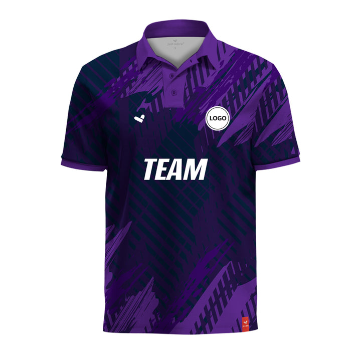 Custom Cricket jersey purple color, MOQ 11 Pcs - Just Adore