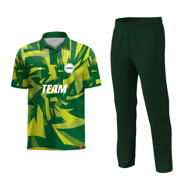 Purple Cricket Uniform with name and number, Printed jersey and Plain Pant - MOQ 11 Sets - Just Adore