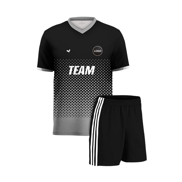 Custom football Team uniform Jersey and Plain Shorts - 11 Sets - Just Adore