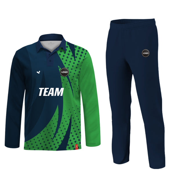 Cricket-Team-Uniform-Set – Sublimationstrikot mit schlichter Hose – Mindestbestellmenge 11 Sets