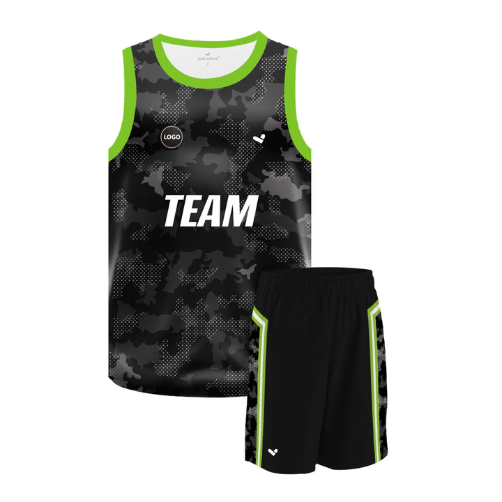 Youth Basketball Uniform set, Jersey and Shorts MOQ 6 Pcs - Just Adore