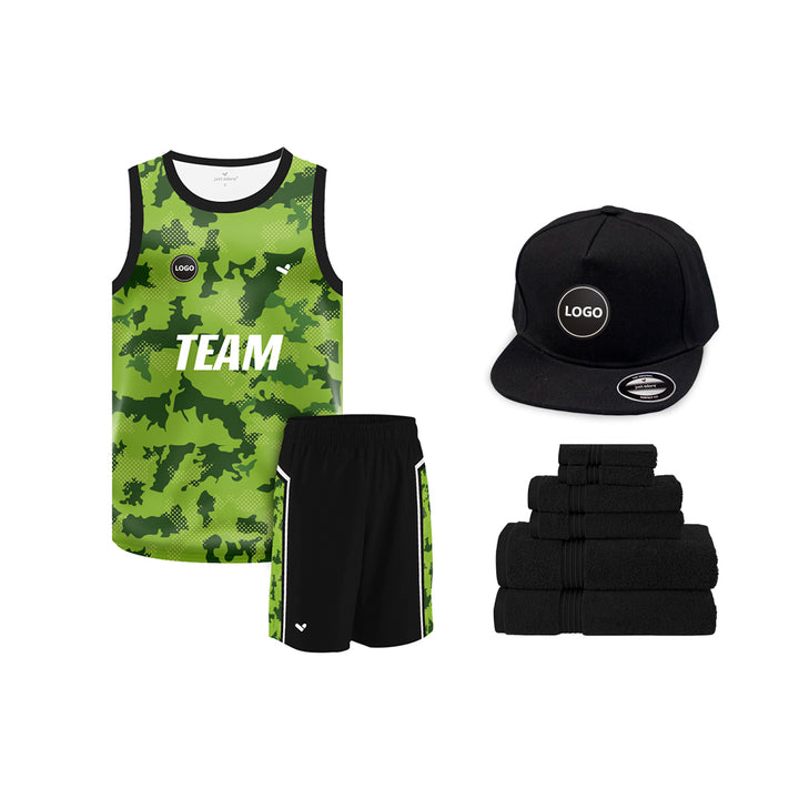 Youth Basketball Uniform set, Jersey and Shorts MOQ 6 Pcs - Just Adore