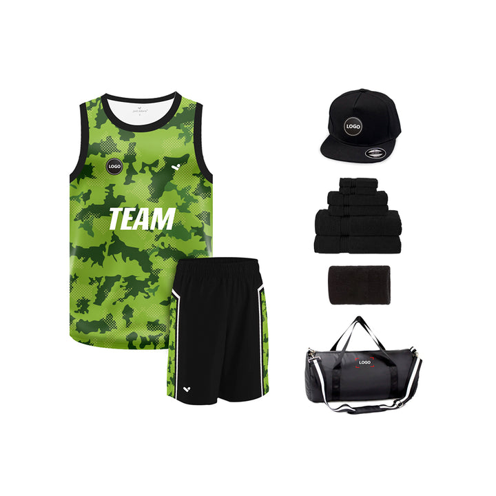 Youth Basketball Uniform set, Jersey and Shorts MOQ 6 Pcs - Just Adore