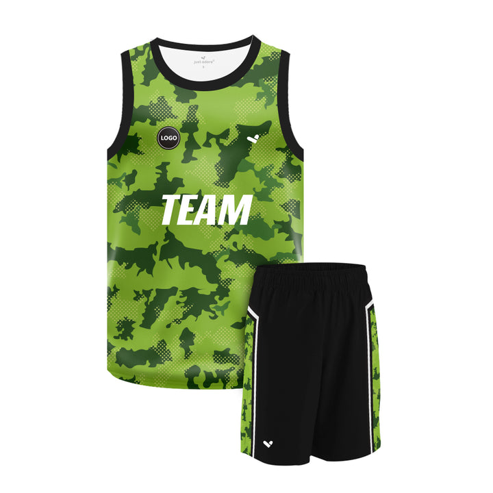 Youth Basketball Uniform set, Jersey and Shorts MOQ 6 Pcs - Just Adore