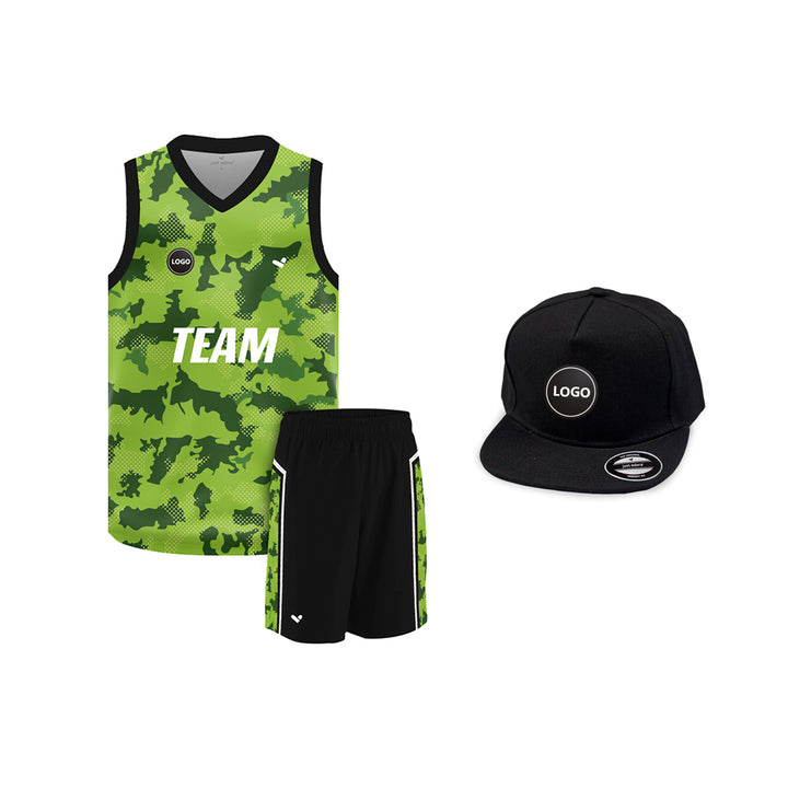 Youth Basketball Uniform set, Jersey and Shorts MOQ 6 Pcs - Just Adore