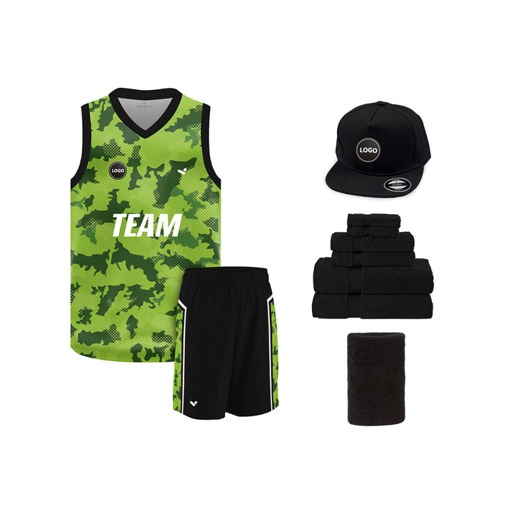 Youth Basketball Uniform set, Jersey and Shorts MOQ 6 Pcs - Just Adore