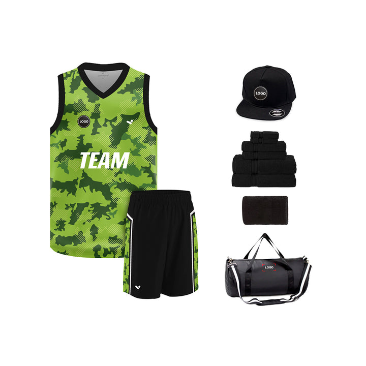 Youth Basketball Uniform set, Jersey and Shorts MOQ 6 Pcs - Just Adore