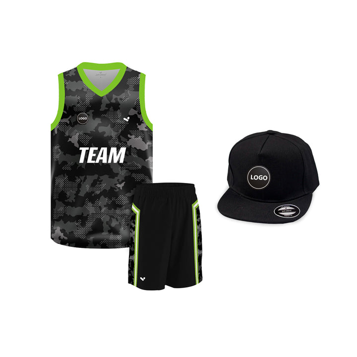 Youth Basketball Uniform set, Jersey and Shorts MOQ 6 Pcs - Just Adore