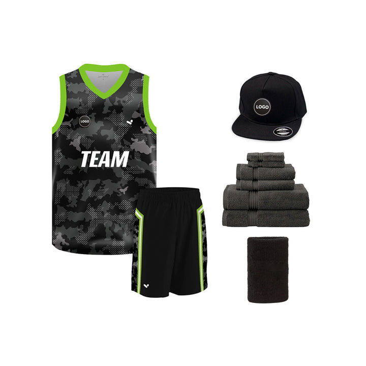 Youth Basketball Uniform set, Jersey and Shorts MOQ 6 Pcs - Just Adore