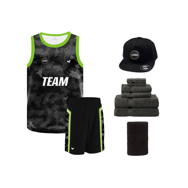 Youth Basketball Uniform set, Jersey and Shorts MOQ 6 Pcs - Just Adore