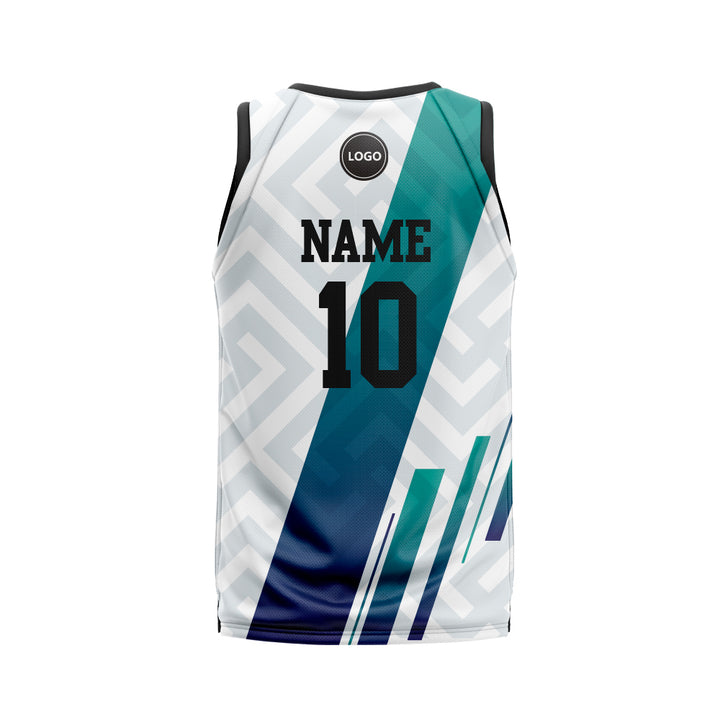 Full Sublimation Printed Basketball Team uniform Jersey MOQ 6 Pcs - Just Adore