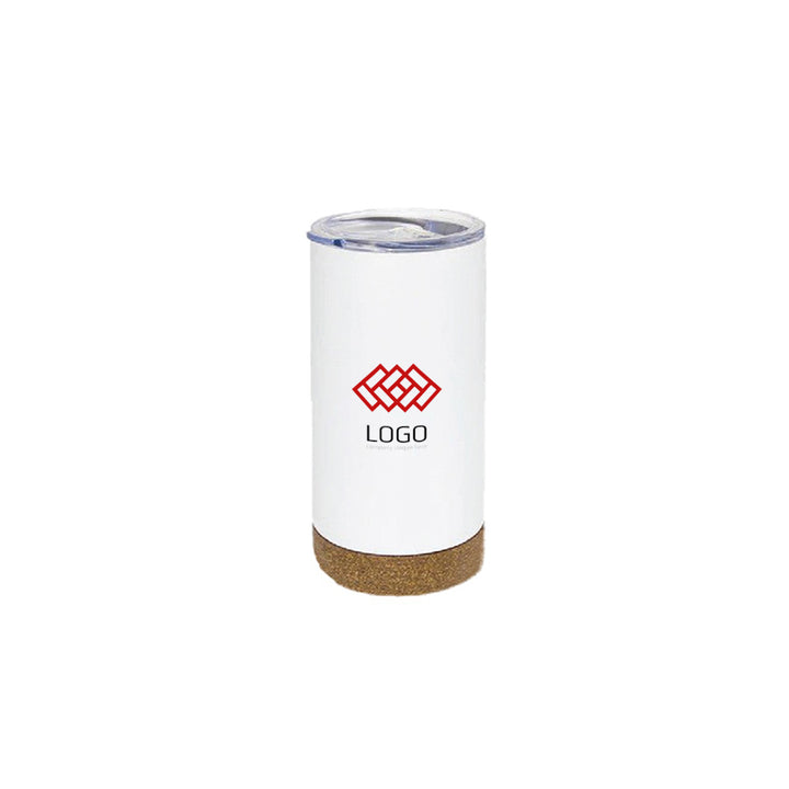 Double Wall Travel Tumbler with Cork base and lid, Blank - Just Adore