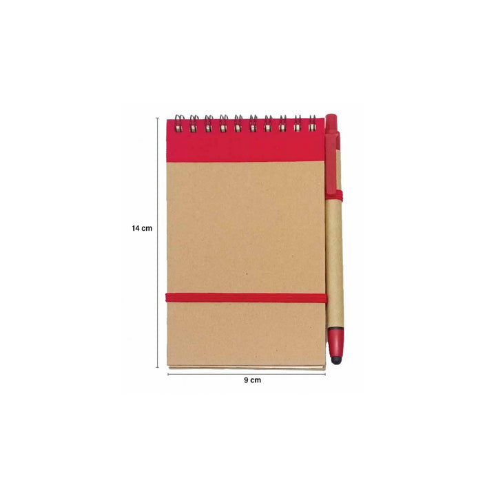 Eco-friendly notebook with stylus pen, Blank - Just Adore