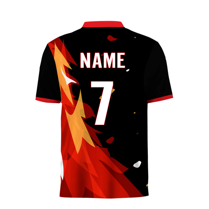 Gradient design full printed cricket jersey, MOQ 11 Pcs - Just Adore