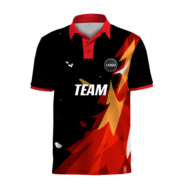 Gradient design full printed cricket jersey, MOQ 11 Pcs - Just Adore