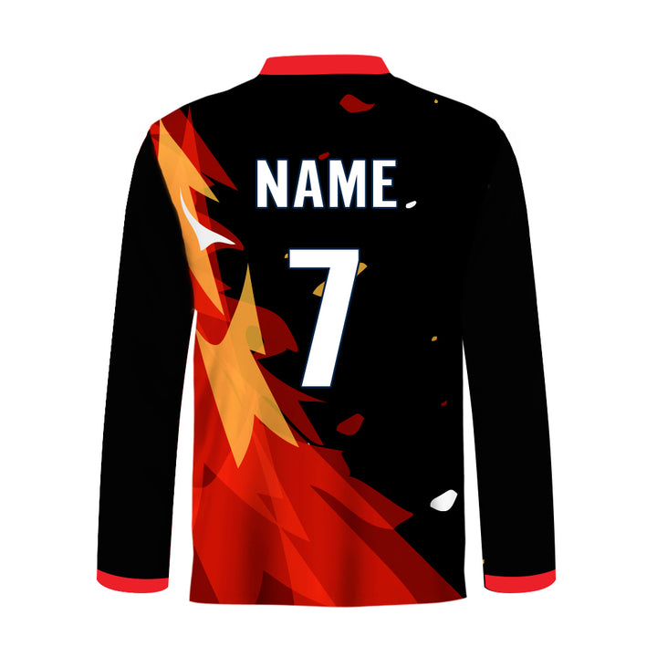 Gradient design full printed cricket jersey, MOQ 11 Pcs - Just Adore