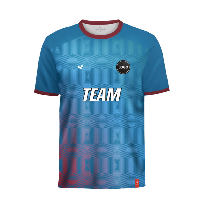 Multicolor gradient full sublimation football jersey, MOQ 11 Pcs - Just Adore