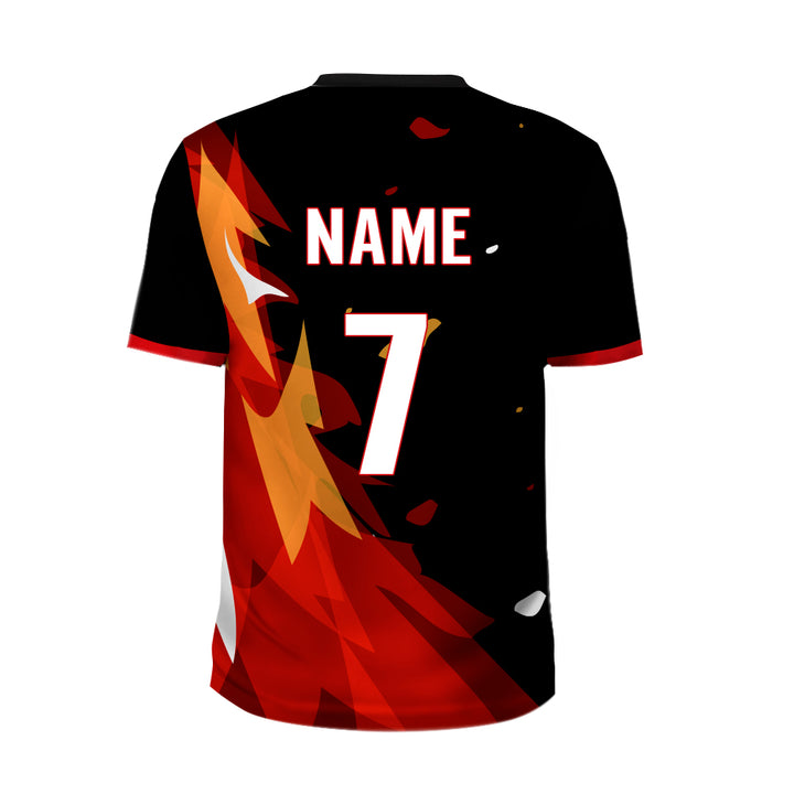 Gradient printed football jerseys, MOQ 11 Pcs - Just Adore