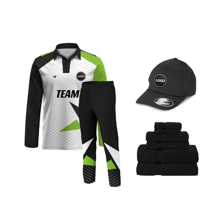 Full Sublimation Printed Cricket Team Uniform set , MOQ - 11 Sets - Just Adore