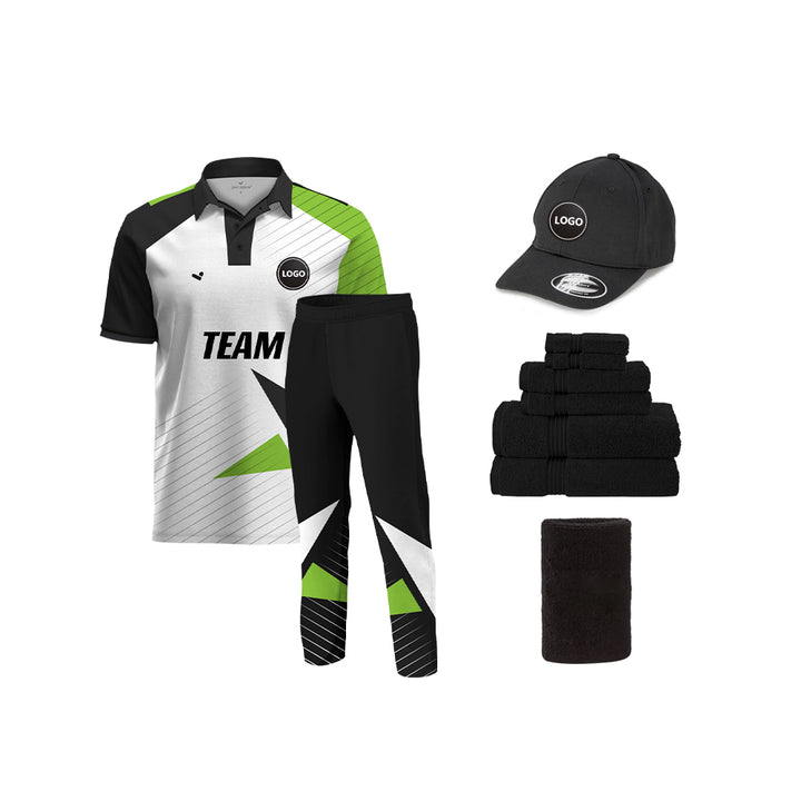 Full Sublimation Printed Cricket Team Uniform set , MOQ - 11 Sets - Just Adore