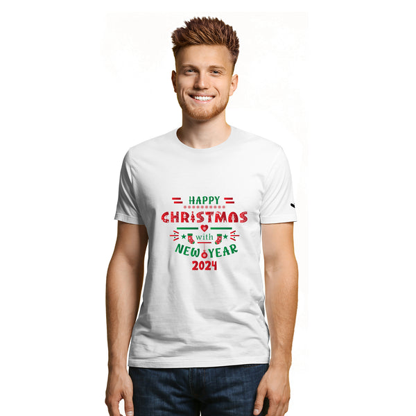 Happy Christmas and New Year T-shirt - Unisex - Just Adore