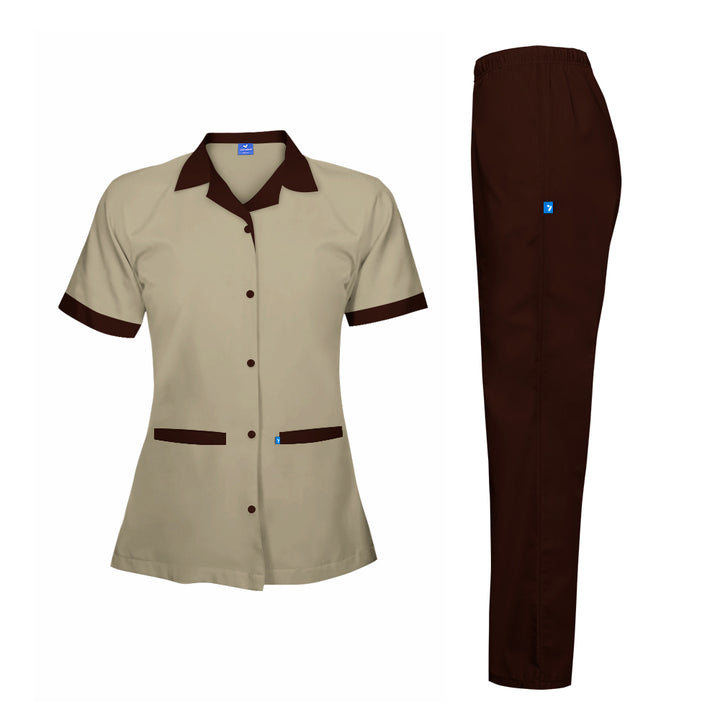 Cleaners Uniform Short Sleeve Shirt & Pant Set - Unisex - Just Adore