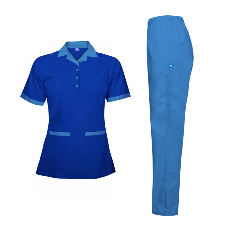 Housekeeping Uniform Short Sleeve Shirt & Pant Set - Unisex - Just Adore