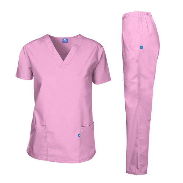 Medical Scrub Suit Set, Light Colors, Unisex - Just Adore