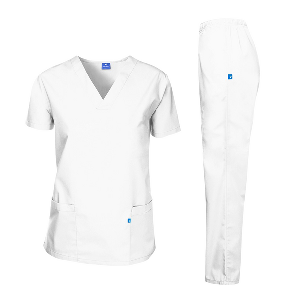 Medical Scrub Suit Set, Light Colors, Unisex