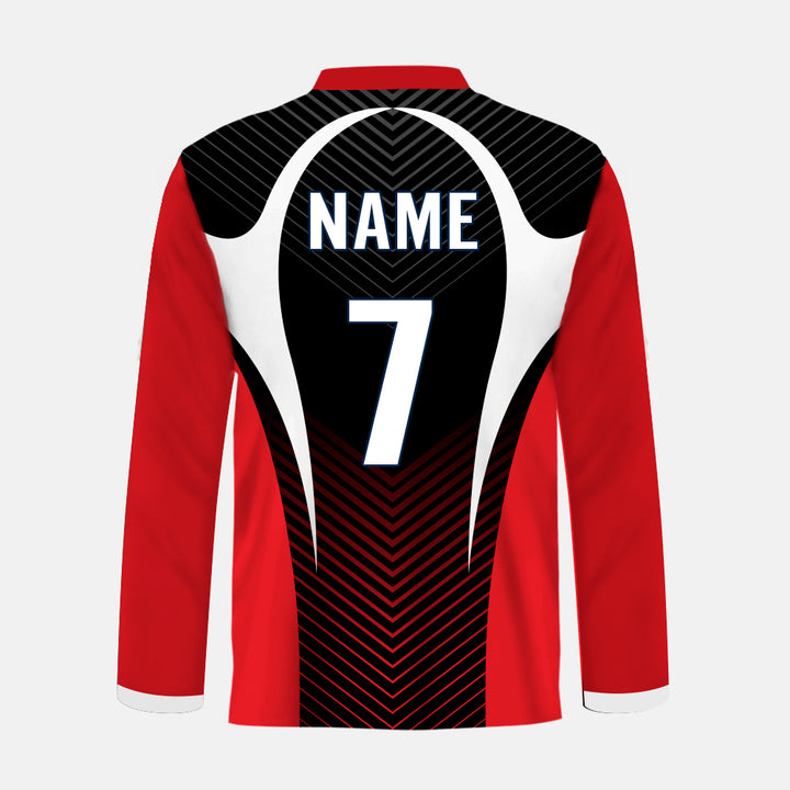 Multicolor stripe design cricket team jersey, MOQ 11 Pcs - Just Adore