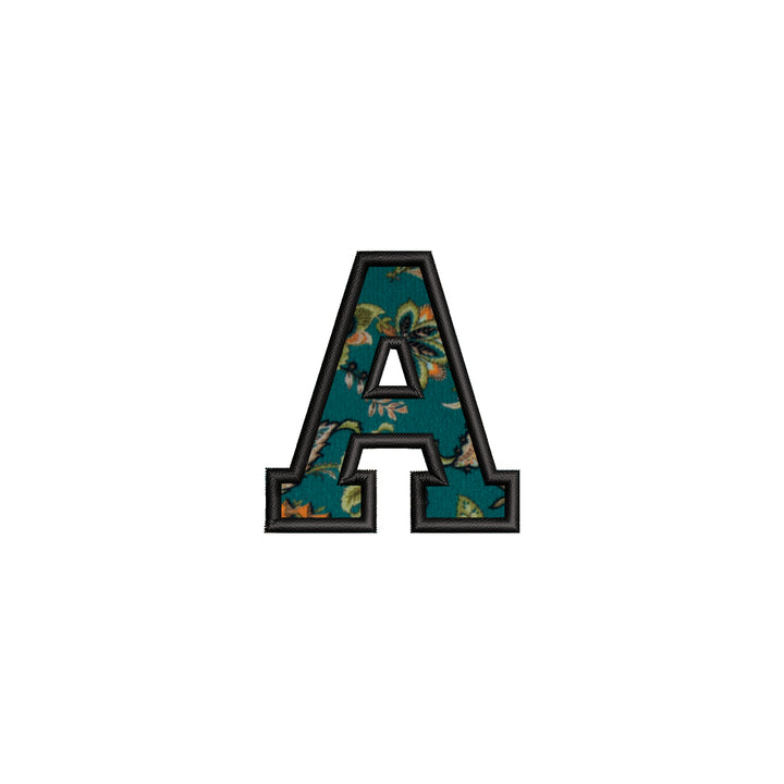 Embroidery Patches - Iron on, Floral Green - Just Adore