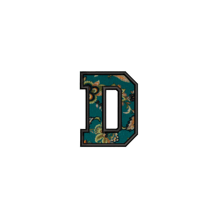 Embroidery Patches - Iron on, Floral Green - Just Adore