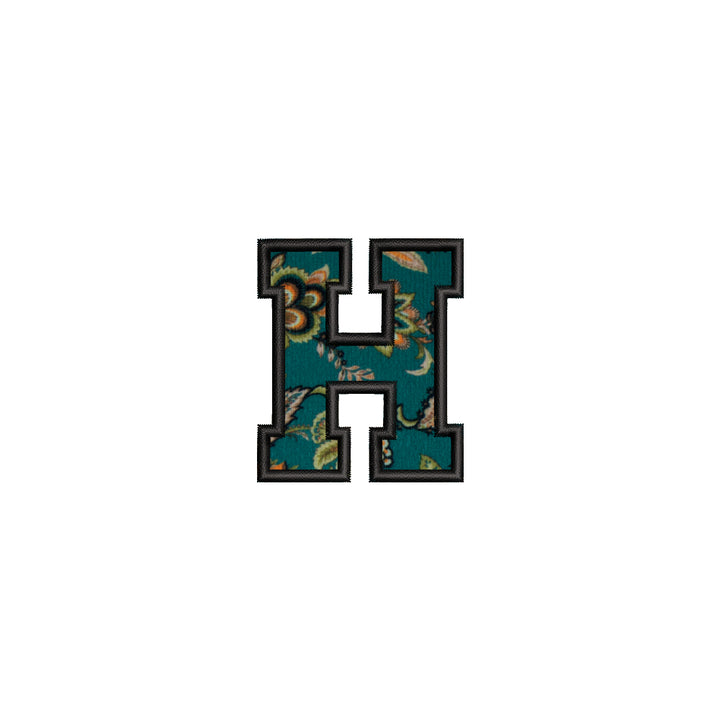 Embroidery Patches - Iron on, Floral Green - Just Adore