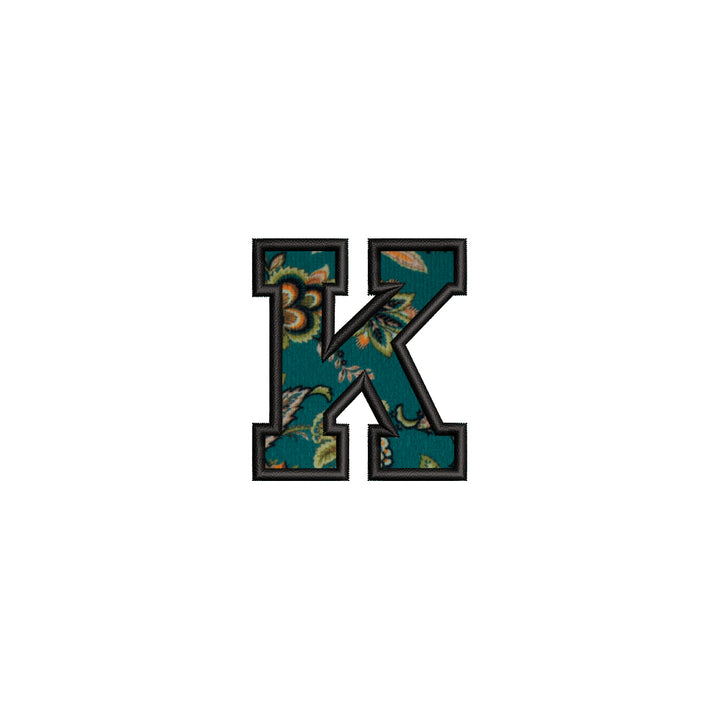 Embroidery Patches - Iron on, Floral Green - Just Adore