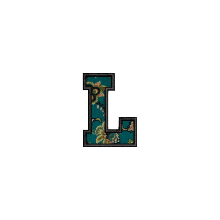 Embroidery Patches - Iron on, Floral Green - Just Adore
