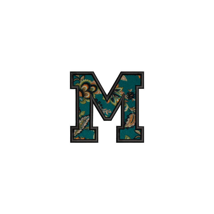 Embroidery Patches - Iron on, Floral Green - Just Adore
