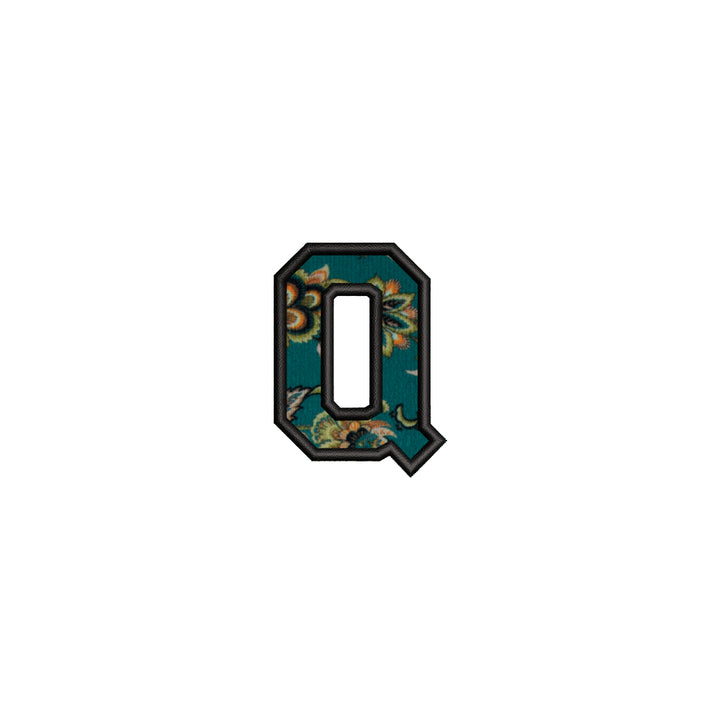 Embroidery Patches - Iron on, Floral Green - Just Adore