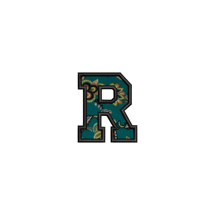 Embroidery Patches - Iron on, Floral Green - Just Adore
