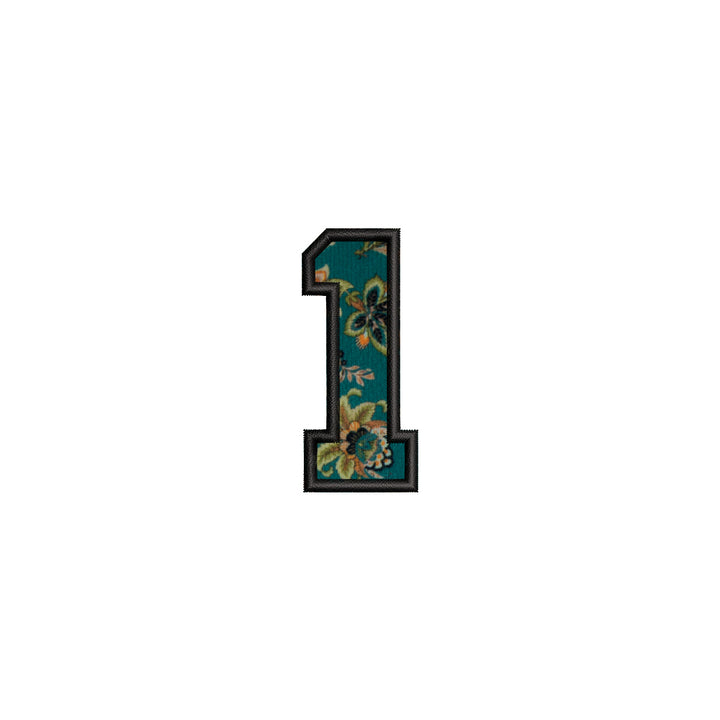 Embroidery Patches - Iron on, Floral Green - Just Adore