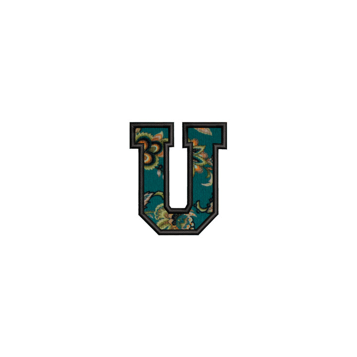 Embroidery Patches - Iron on, Floral Green - Just Adore