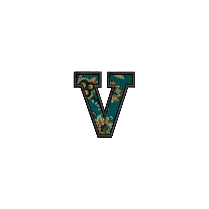 Embroidery Patches - Iron on, Floral Green - Just Adore