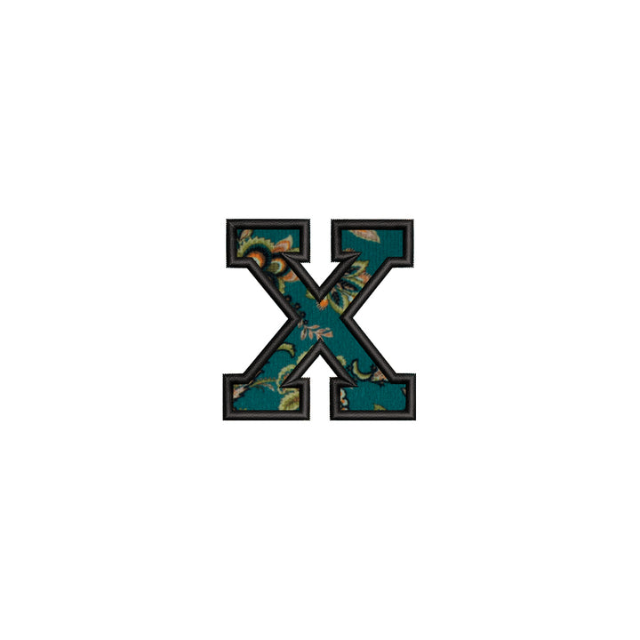 Embroidery Patches - Iron on, Floral Green - Just Adore