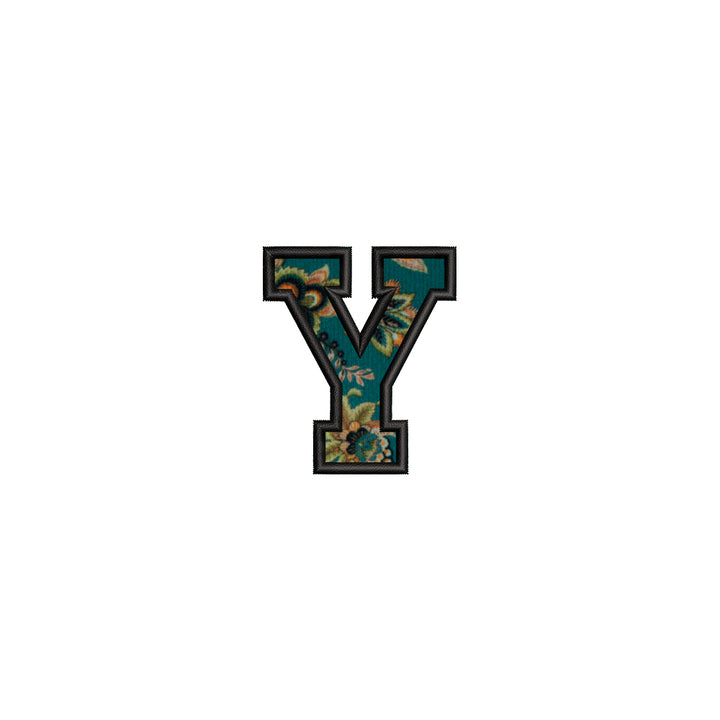 Embroidery Patches - Iron on, Floral Green - Just Adore