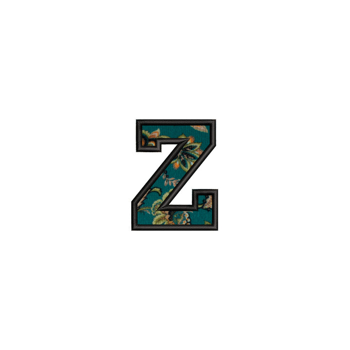 Embroidery Patches - Iron on, Floral Green - Just Adore