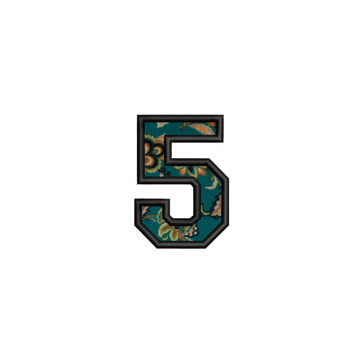 Embroidery Patches - Iron on, Floral Green - Just Adore